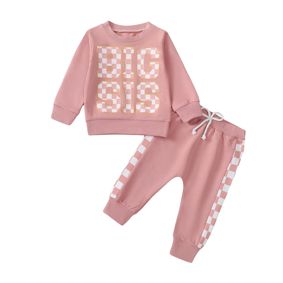 BIG SIS/BRO Checkers Outfit