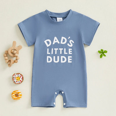 MAMA'S/DAD'S LITTLE DUDE Summer Jumpsuit
