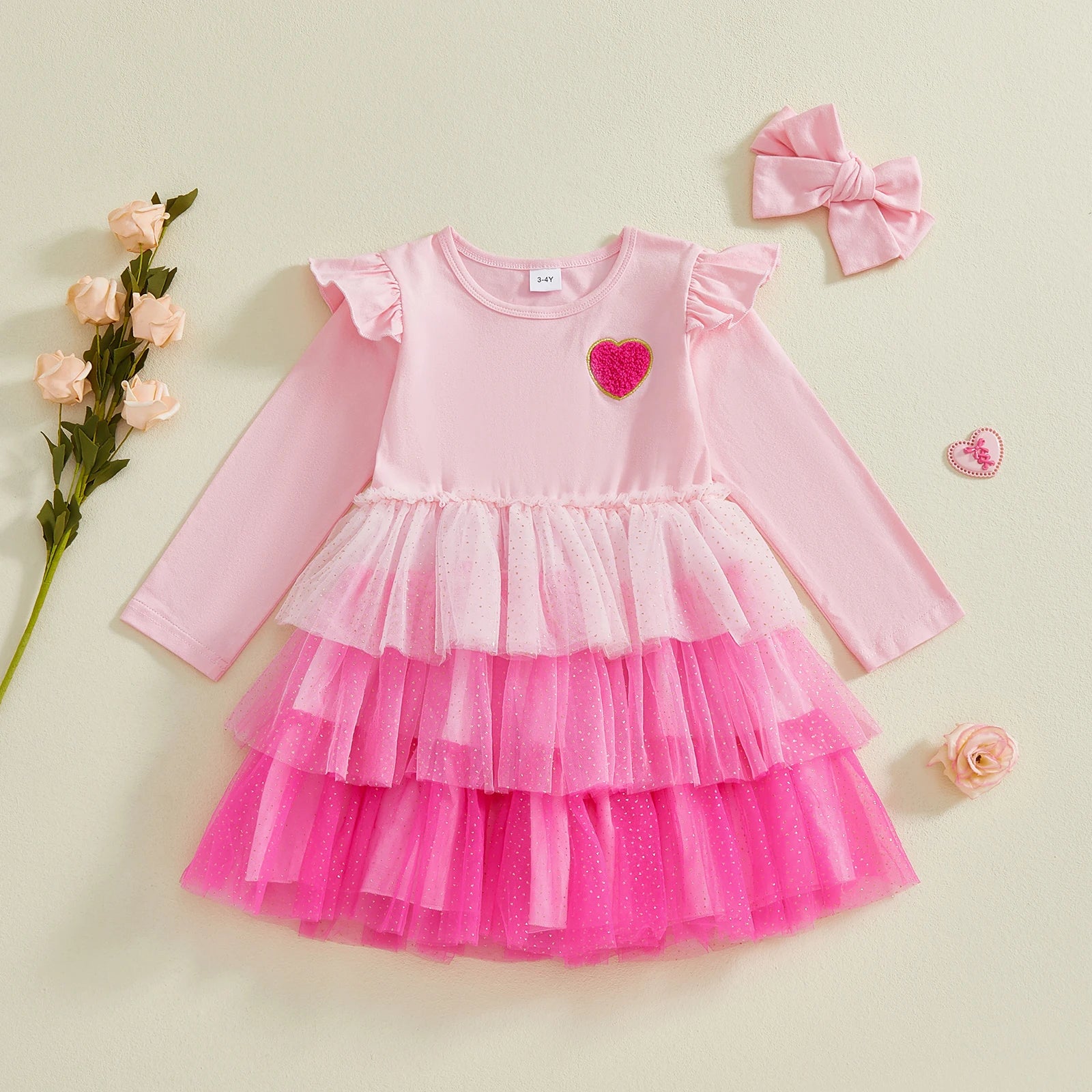 LITTLE HEART Sparkling Tutu Dress