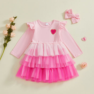 LITTLE HEART Sparkling Tutu Dress