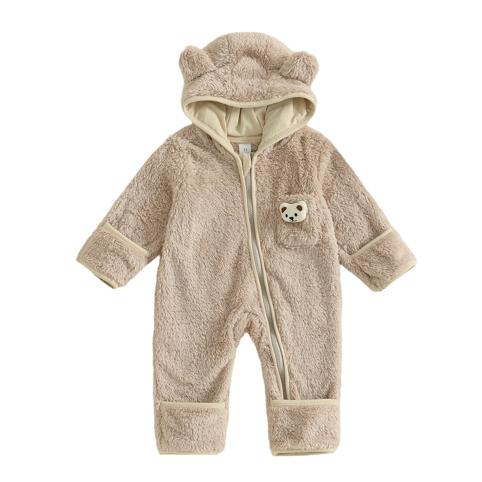 TEDDY BEAR Plush Jumpsuit