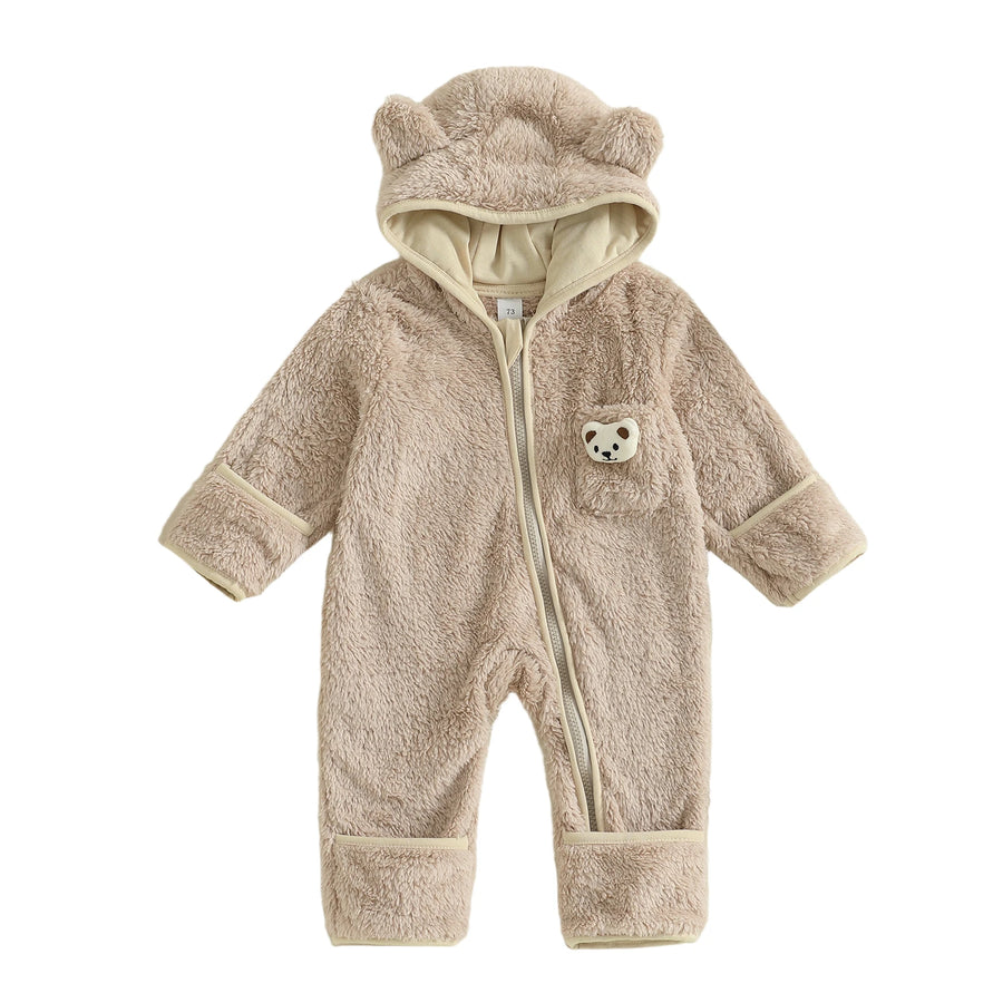TEDDY BEAR Plush Jumpsuit