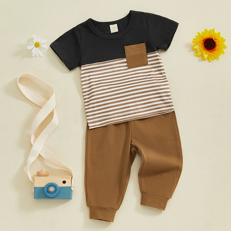NOAH Striped Pocket Outfit