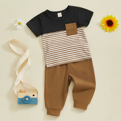 NOAH Striped Pocket Outfit