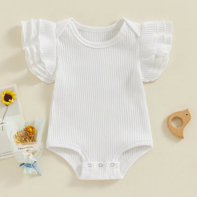 MILA Ruffle Sleeve Onesie