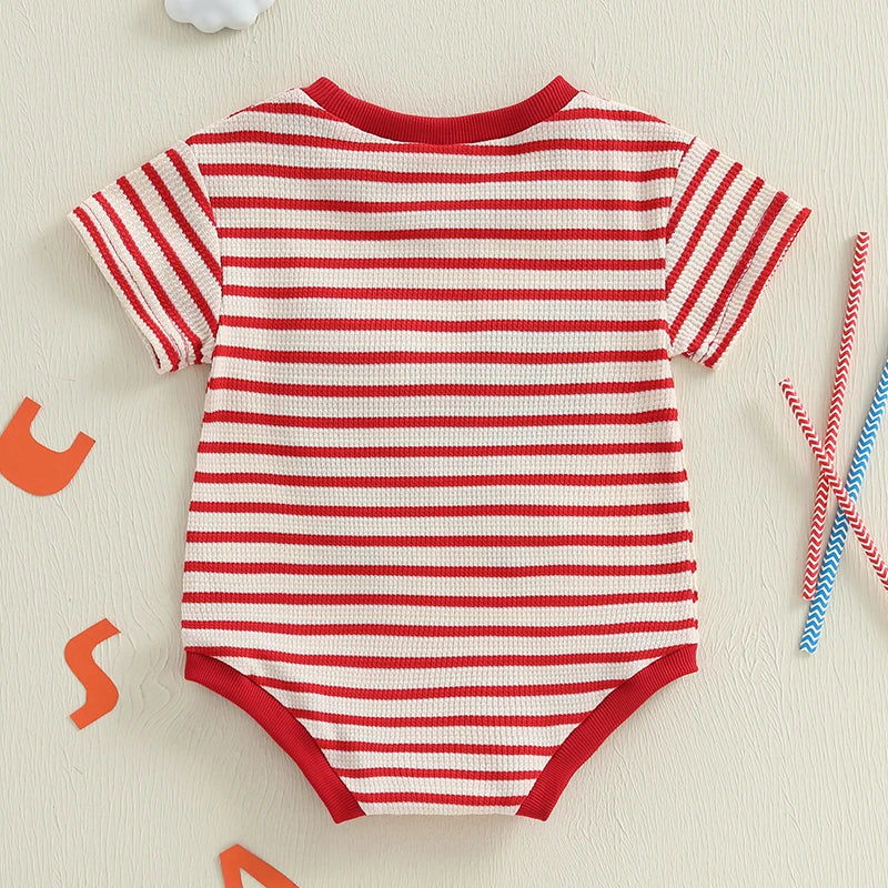 BOWTIE USA Striped Onesie