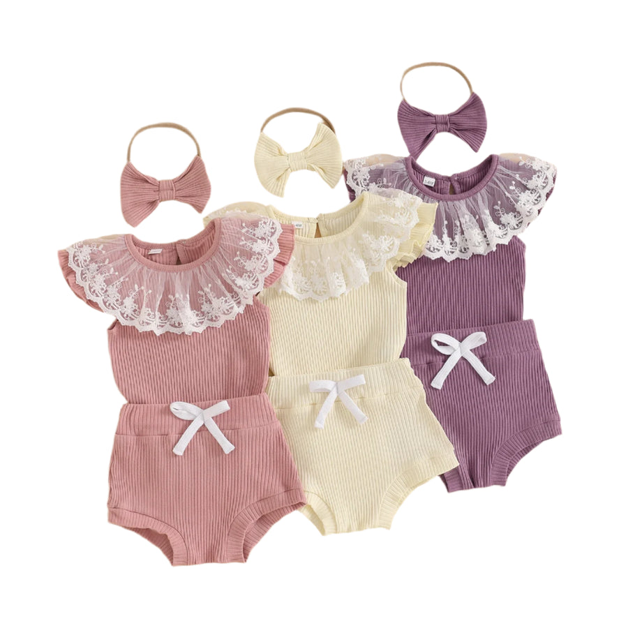 ELSIE Lace Collar Outfit