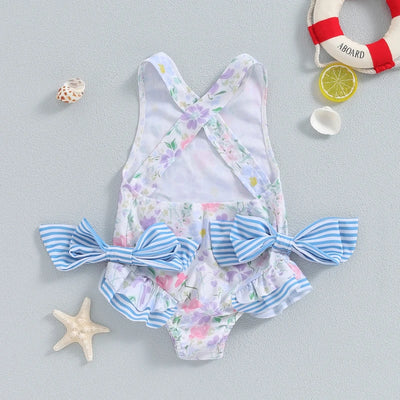 OLIVIA Floral Bowtie Swimsuit