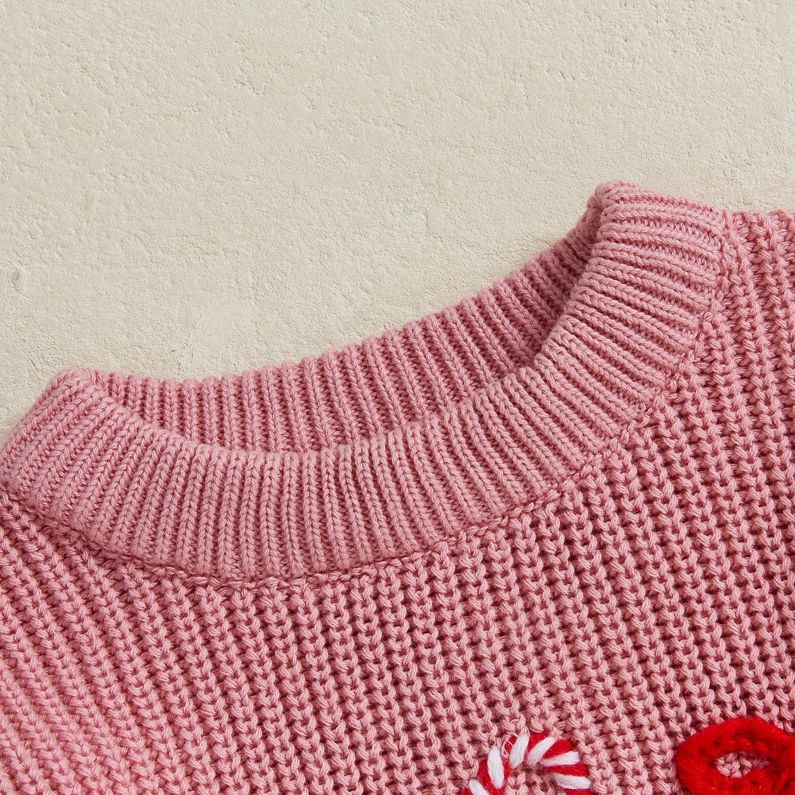 CANDY CANE Pink Knitted Sweater