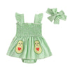 AVOCADO Smocked Romper