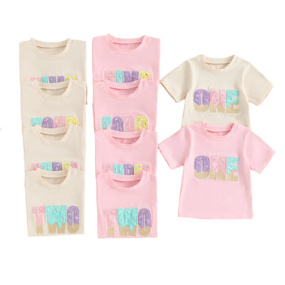 BIRTHDAY Letters T-Shirt