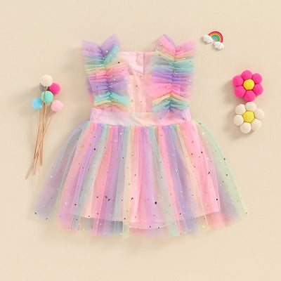 RAINBOW PRINCESS Tulle Dress