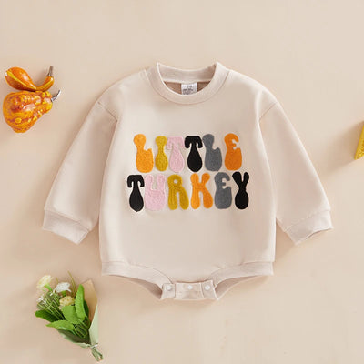 LITTLE TURKEY Long-Sleeve Onesie