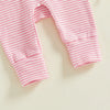 MAMA'S/DADDY'S GIRL Striped Jumpsuit