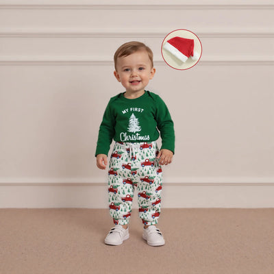MY FIRST CHRISTMAS Red Truck Outfit