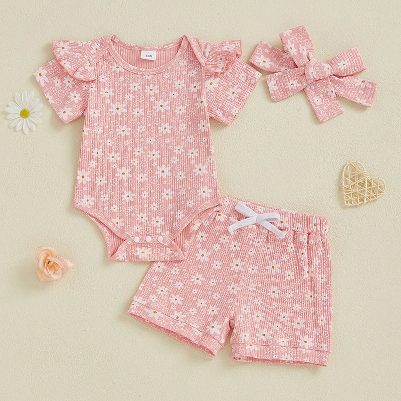 MARCIE Floral Ruffle Outfit