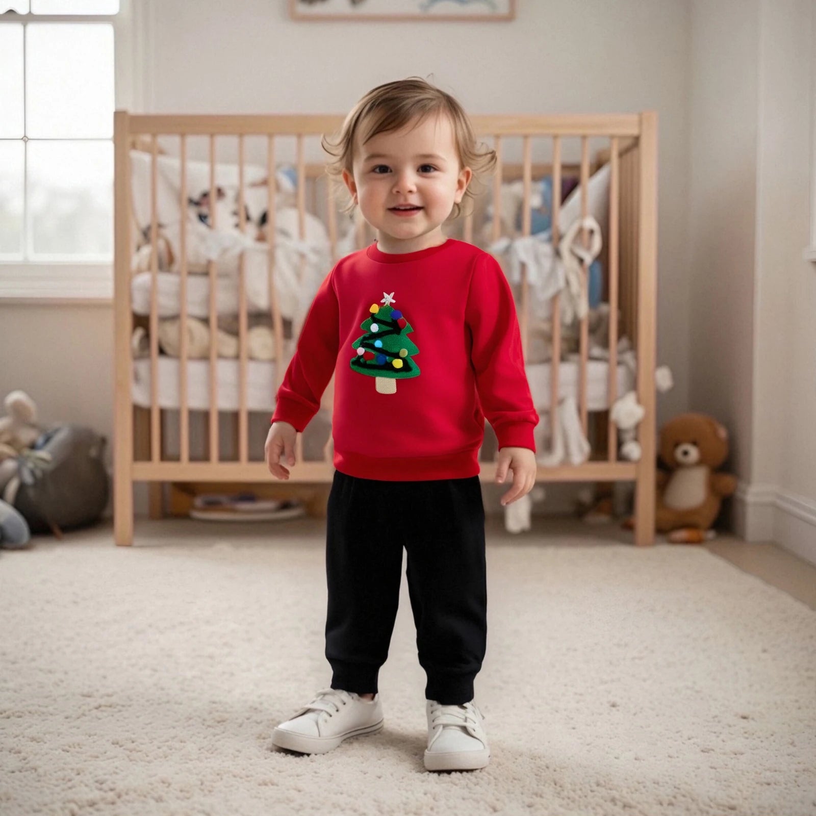 CHRISTMAS TREE Red Sweatshirt