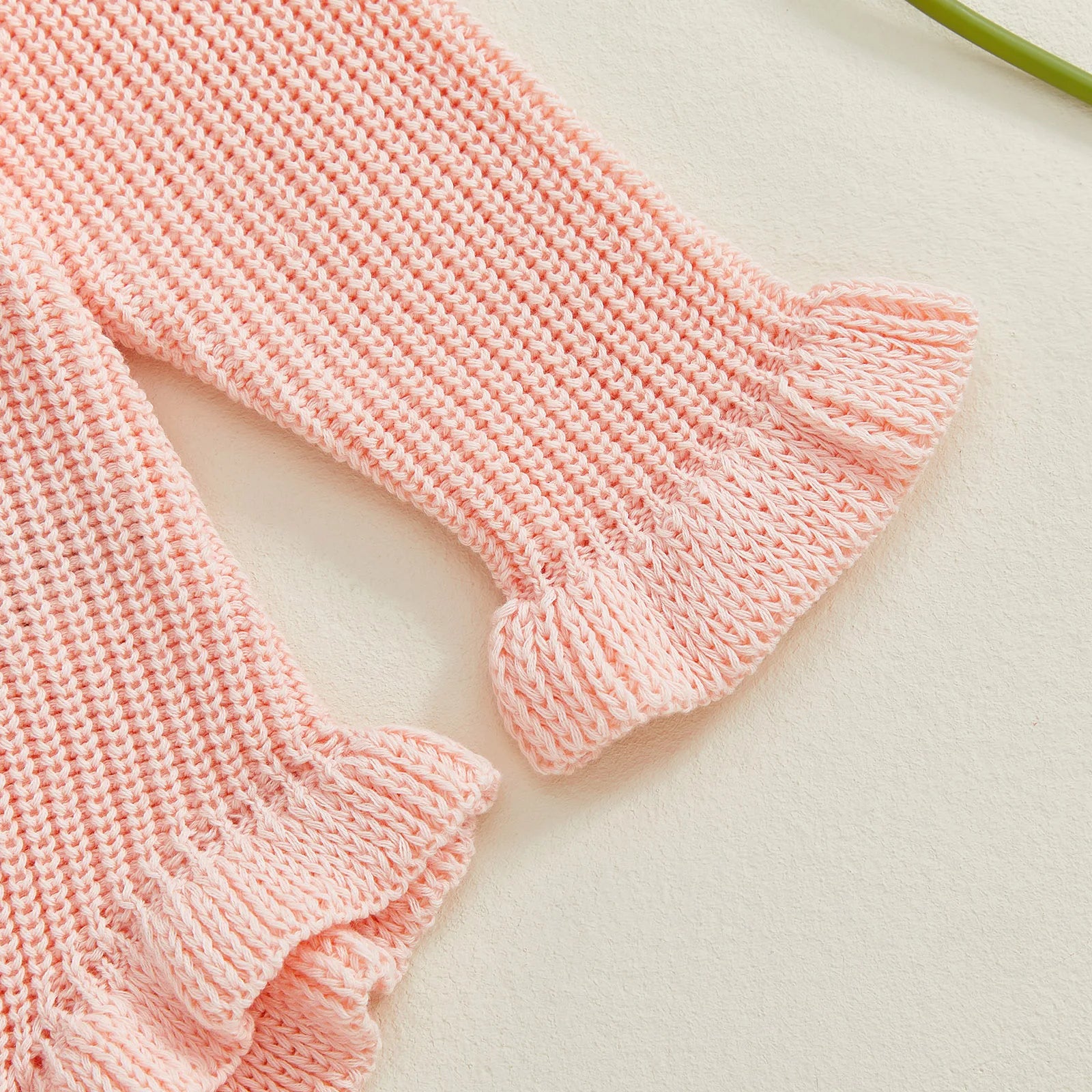 JANIE Knitted Ruffle Romper