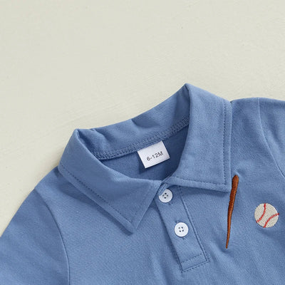 BASEBALL Polo-Shirt Summer Outfit