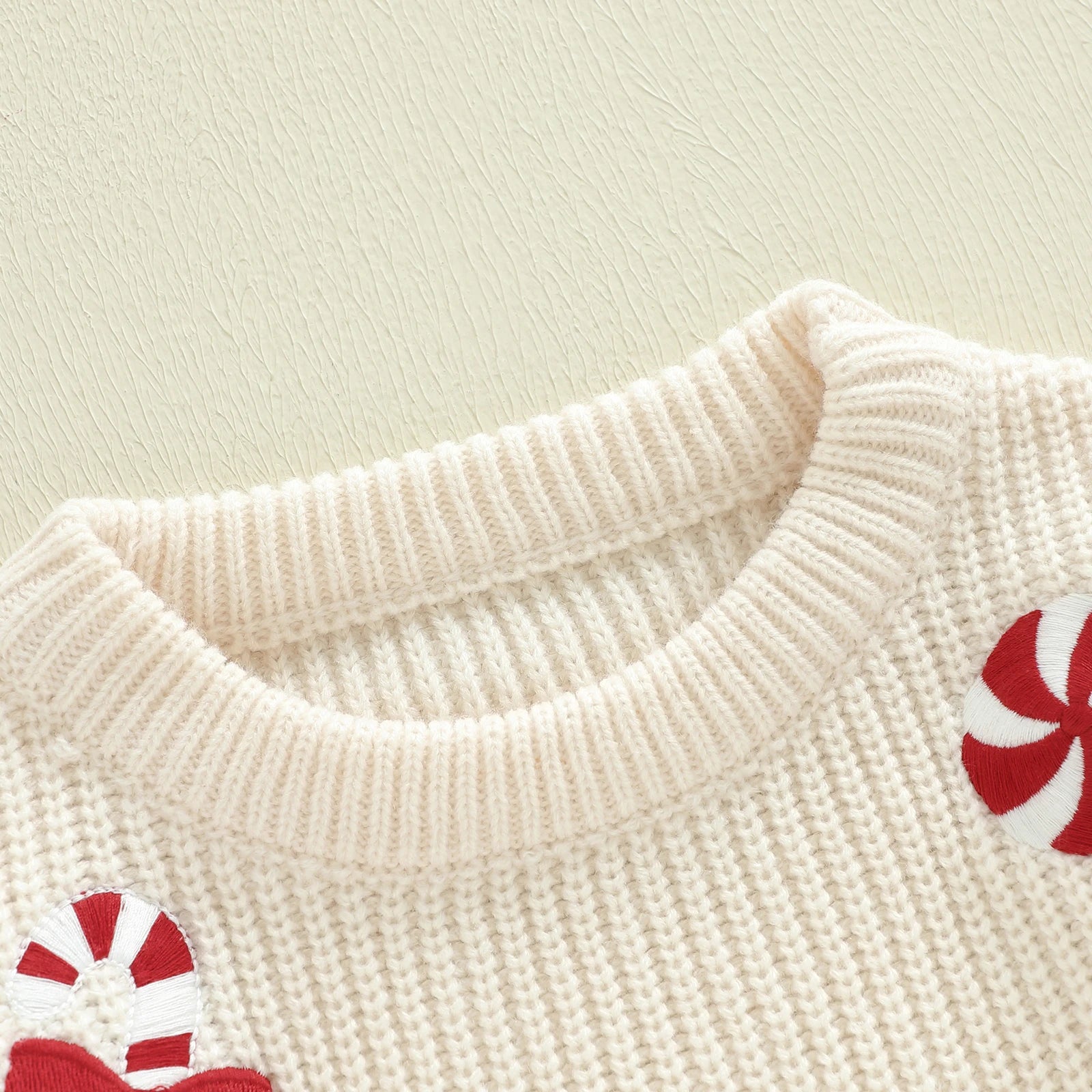 GINGERBREAD & CANDY CANE Knitted Sweater