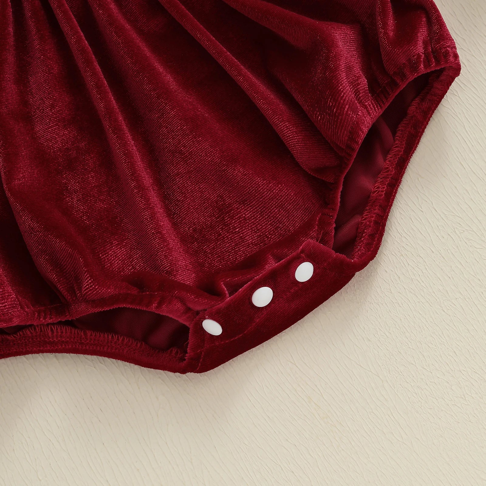 ELLE Velvet Collar Romper