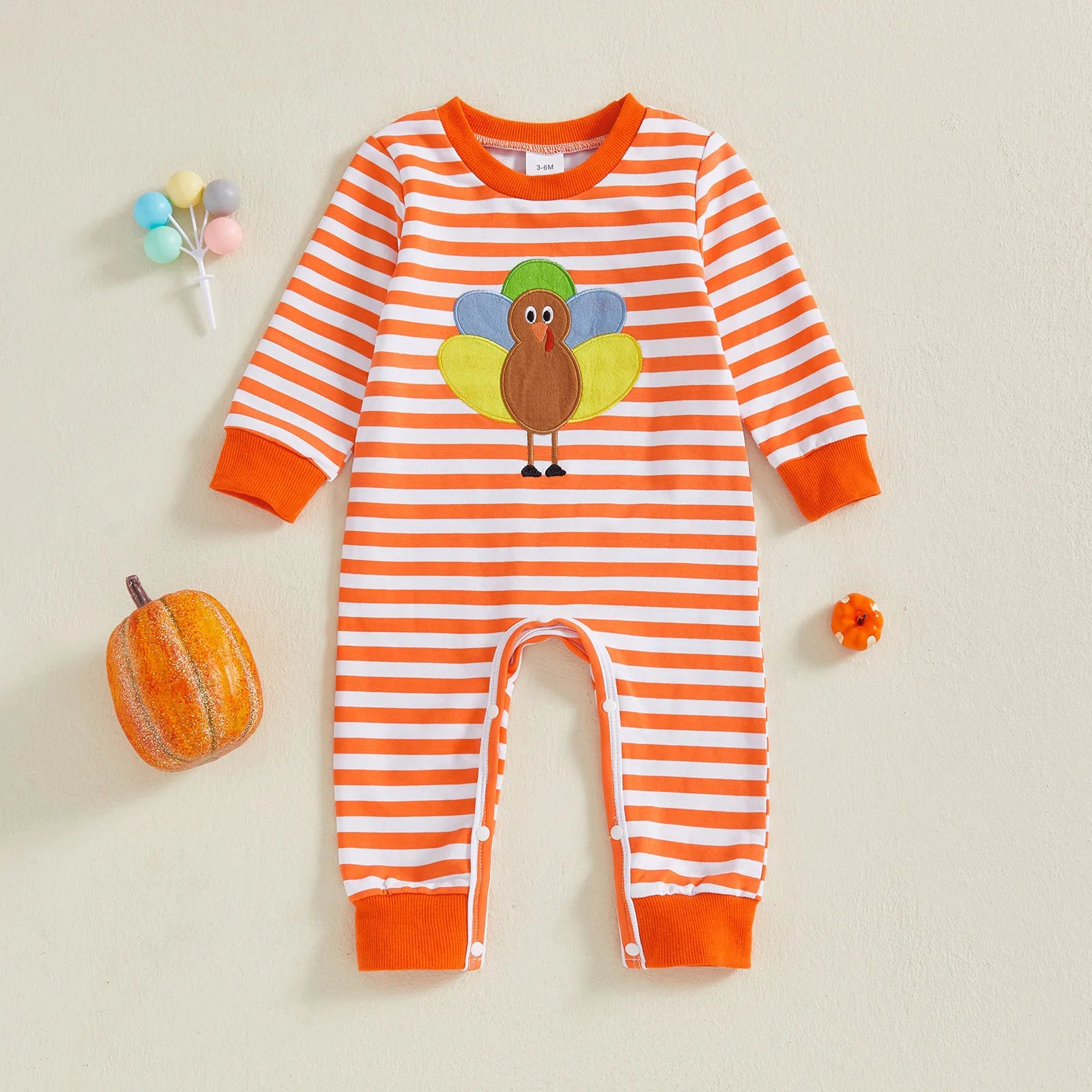 LIL TURKEY Striped Jumpsuit
