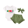 MAMA'S GIRL Green Outfit
