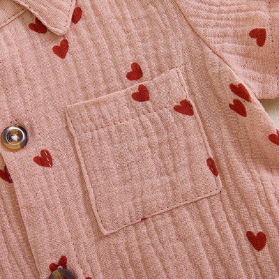 HEARTS Muslin Pyjamas