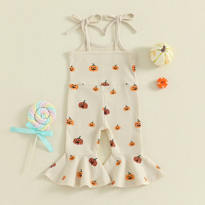 LITTLE PUMPKIN Bellbottom Pull-on Jumpsuit