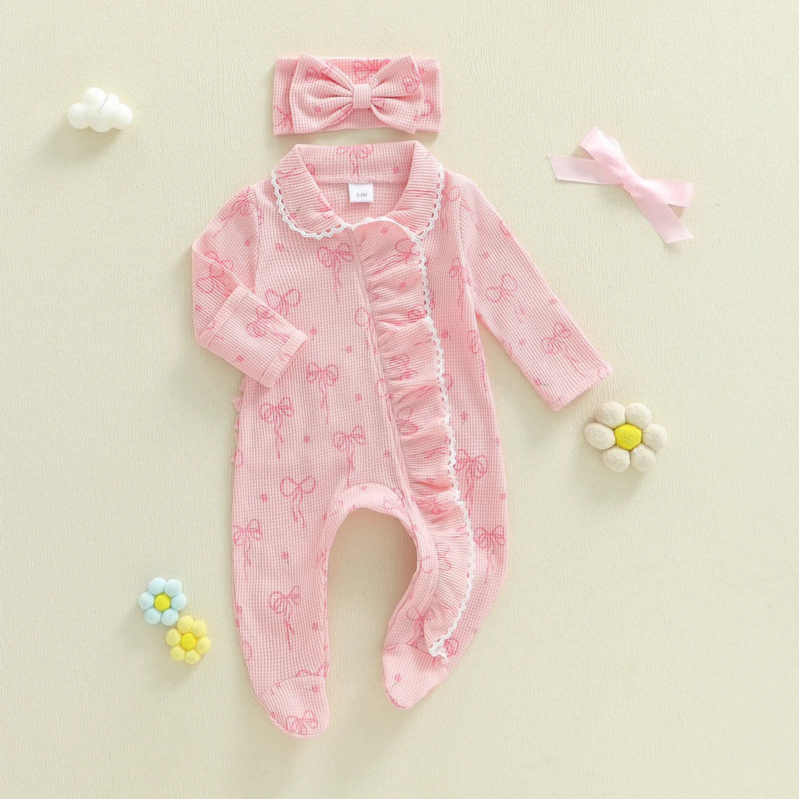 BOWTIES Ruffle Jumpsuit