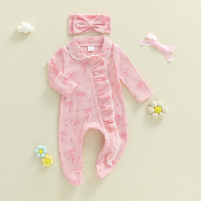 BOWTIES Ruffle Jumpsuit