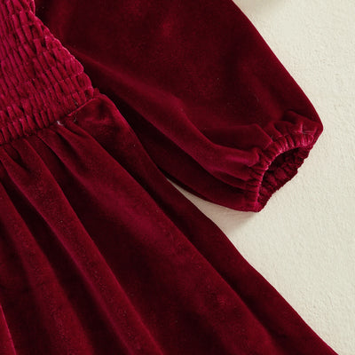 VERY MERRY Velvet Dress