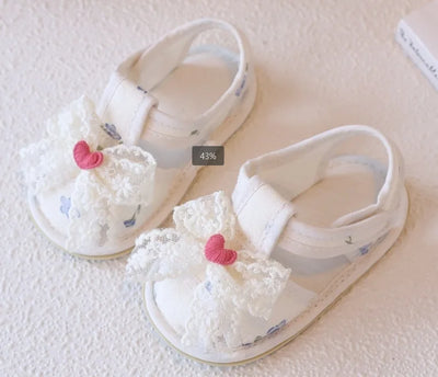 LACE BOW Sandals