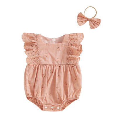 KAIA Crochet Romper