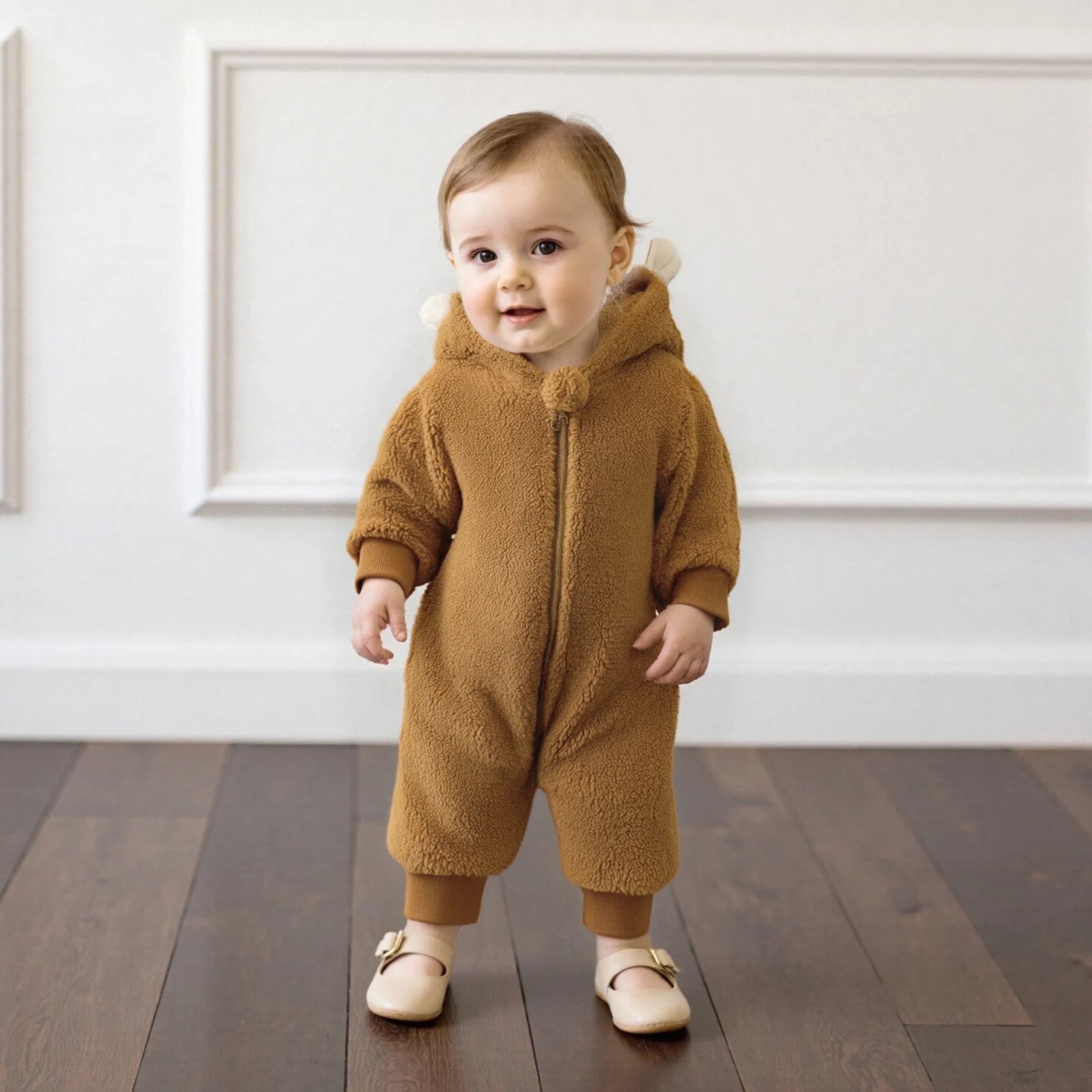 BABY BULL Plush Jumpsuit