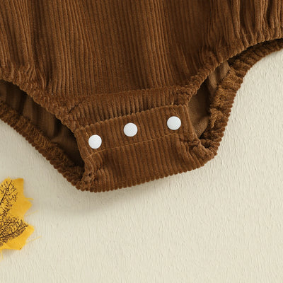LITTLE TURKEY Corduroy Romper