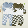 CHECK MATE Waffle Knit Outfit
