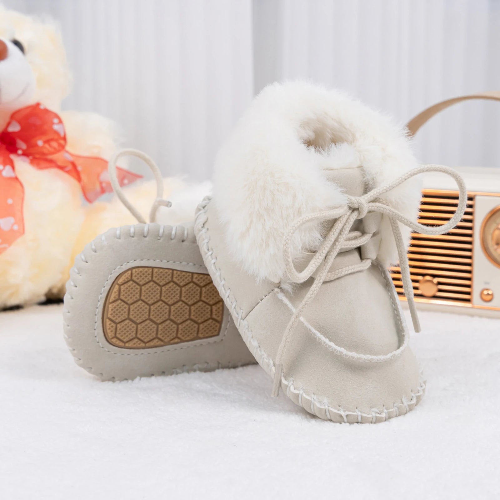 AVERY Faux Fur Booties
