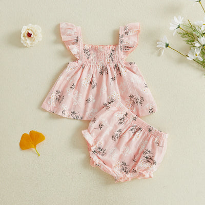 KEELY Floral Smocked Summer Outfit