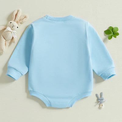 GRAY BUNNY Long-Sleeve Onesie