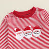 SANTA Striped Red Outfit