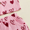 BE MINE Heart Muslin Pyjamas