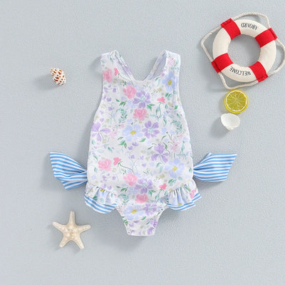 OLIVIA Floral Bowtie Swimsuit