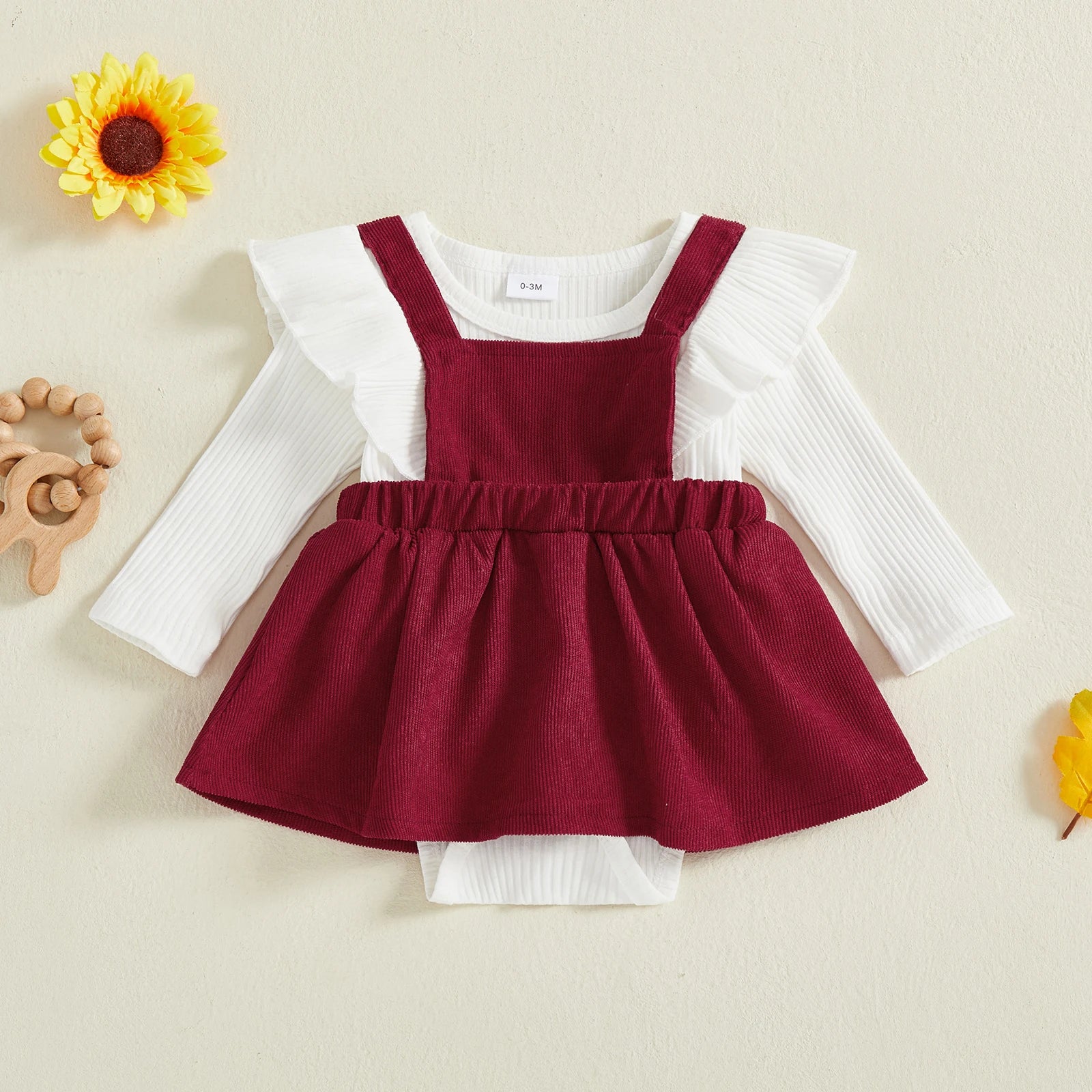 CAMILLA Corduroy Romper Dress