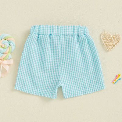 POLLY Checkered Bowtie Shorts