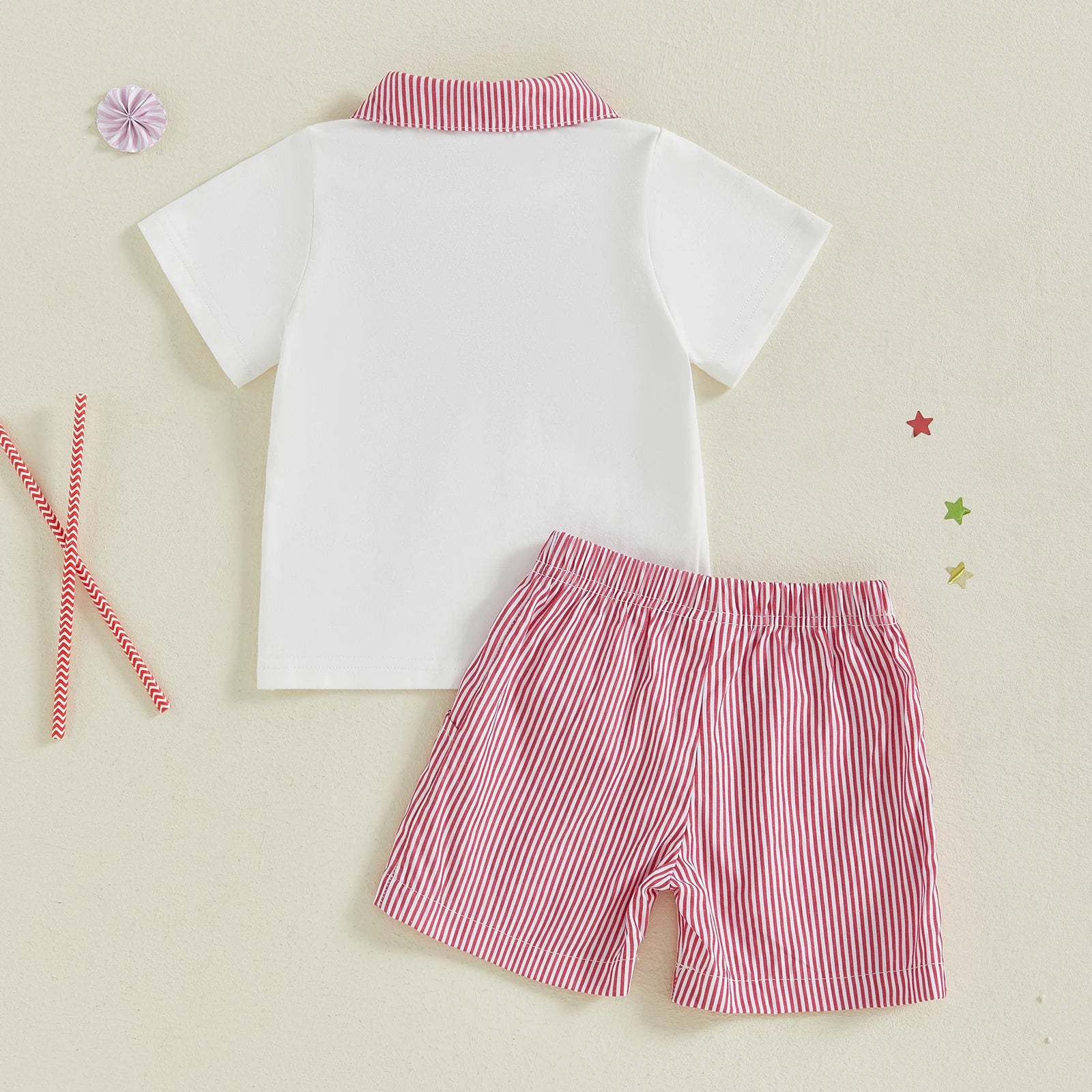 4TH OF JULY Polo Outfit