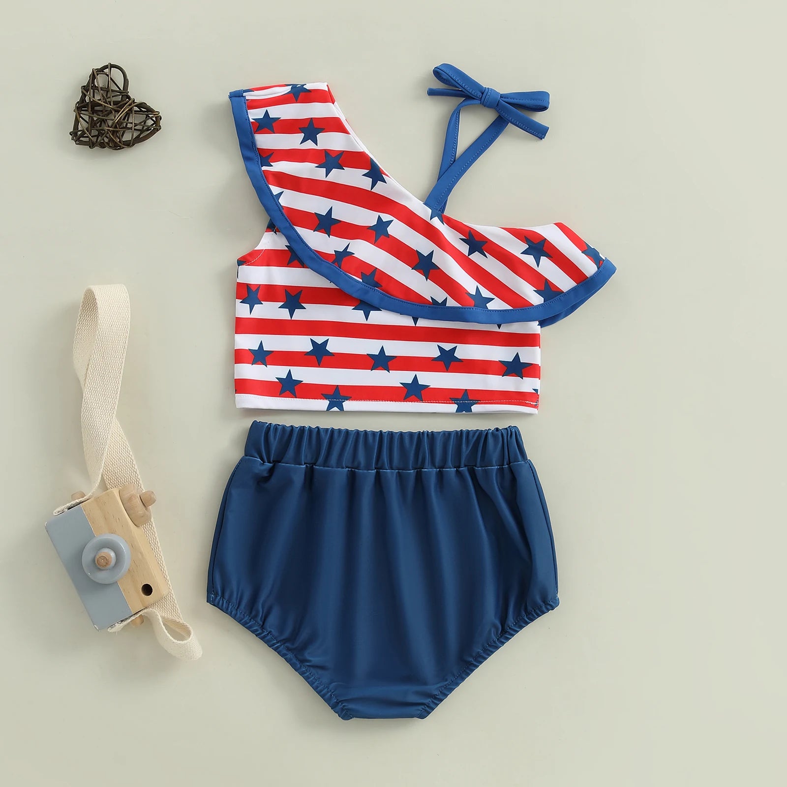 STARS & STRIPES Asymmetric Tankini