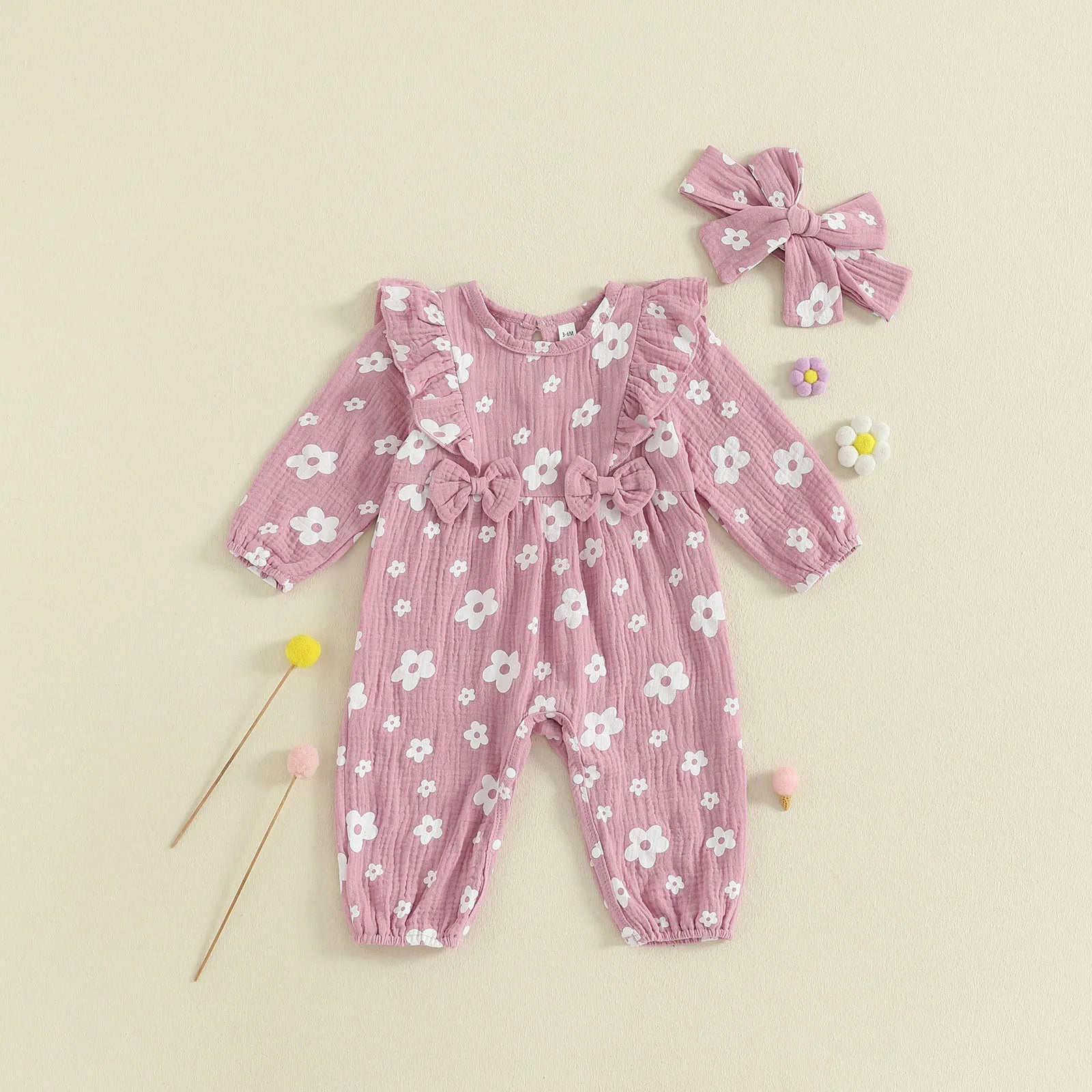 FLOWERS Muslin Jumpsuit