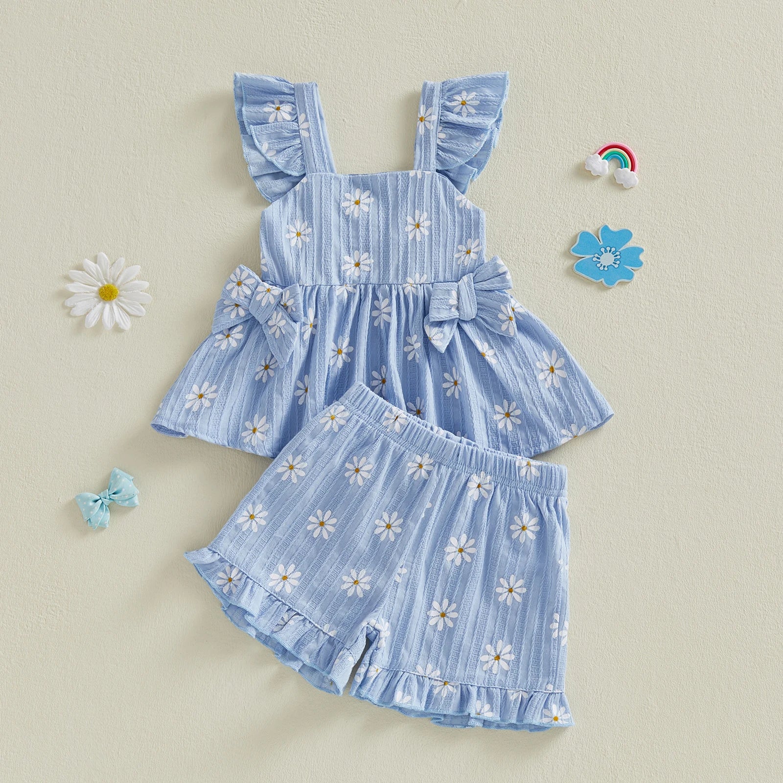 DAISY Ribbed Bowtie Outfit