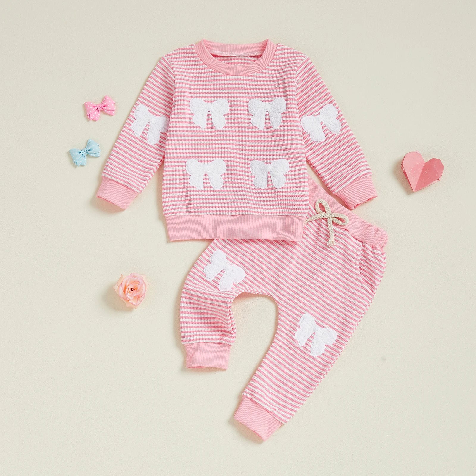 BOWTIES Striped Pink Outfit